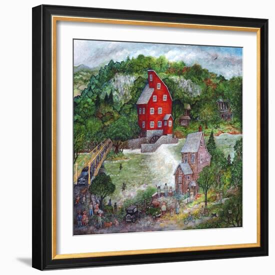 The Red Mill-Bill Bell-Framed Giclee Print