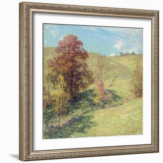 The Red Oak (No.2), 1911-Willard Leroy Metcalf-Framed Giclee Print