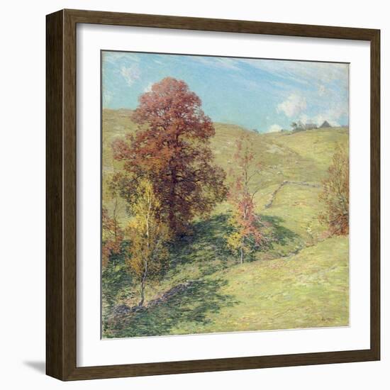 The Red Oak (No.2), 1911-Willard Leroy Metcalf-Framed Giclee Print