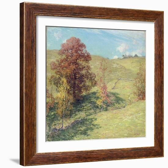 The Red Oak (No.2), 1911-Willard Leroy Metcalf-Framed Giclee Print