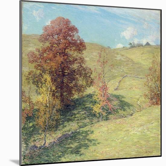 The Red Oak (No.2), 1911-Willard Leroy Metcalf-Mounted Giclee Print