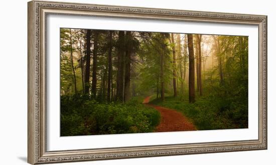 The Red Path-Leif Løndal-Framed Photographic Print