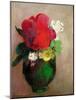 The Red Poppy-Odilon Redon-Mounted Giclee Print