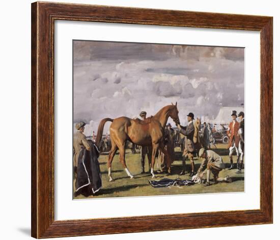 The Red Prince Mare-Sir Alfred Munnings-Framed Premium Giclee Print