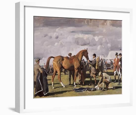 The Red Prince Mare-Sir Alfred Munnings-Framed Premium Giclee Print