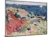 The Red Rocks at Antheor, 1901 (Oil on Canvas)-Louis Valtat-Mounted Giclee Print