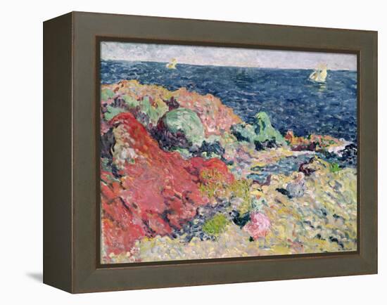 The Red Rocks at Antheor, 1901 (Oil on Canvas)-Louis Valtat-Framed Premier Image Canvas
