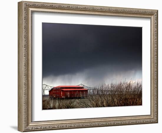 The Red Roof-Jody Miller-Framed Photographic Print