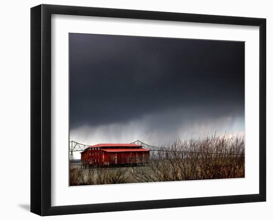 The Red Roof-Jody Miller-Framed Photographic Print