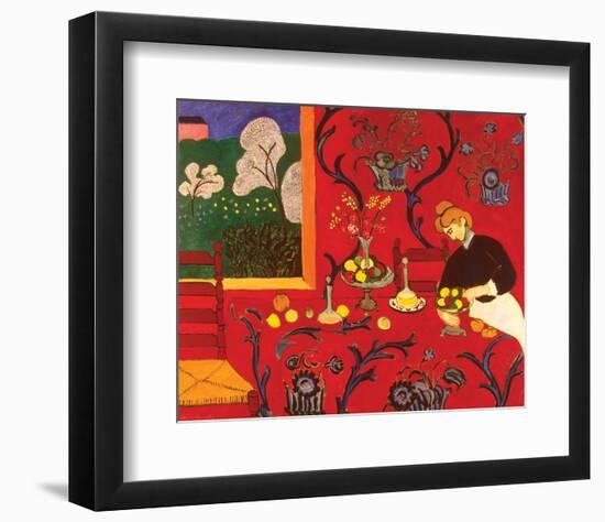 The Red Room-Henri Matisse-Framed Premium Giclee Print