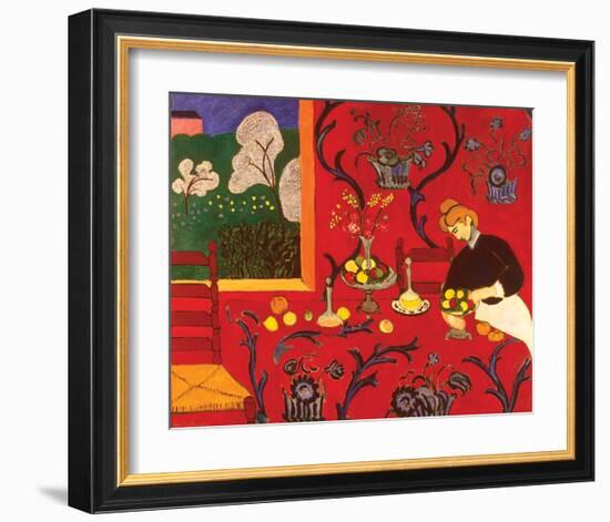 The Red Room-Henri Matisse-Framed Premium Giclee Print