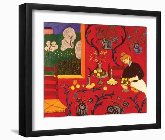 The Red Room-Henri Matisse-Framed Premium Giclee Print