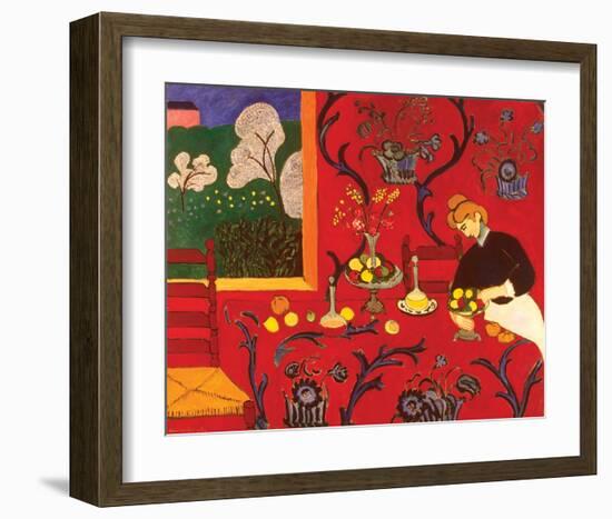 The Red Room-Henri Matisse-Framed Premium Giclee Print