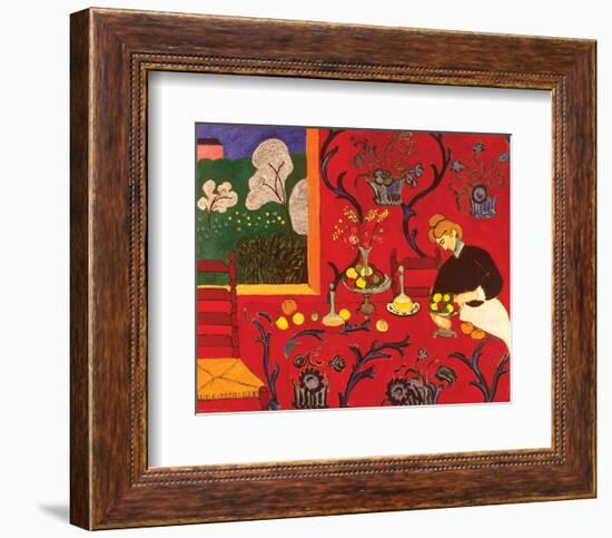 The Red Room-Henri Matisse-Framed Art Print