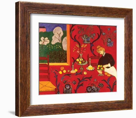 The Red Room-Henri Matisse-Framed Art Print