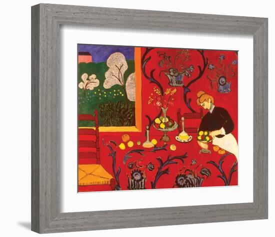 The Red Room-Henri Matisse-Framed Art Print