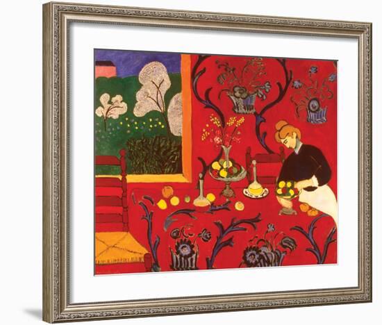 The Red Room-Henri Matisse-Framed Art Print