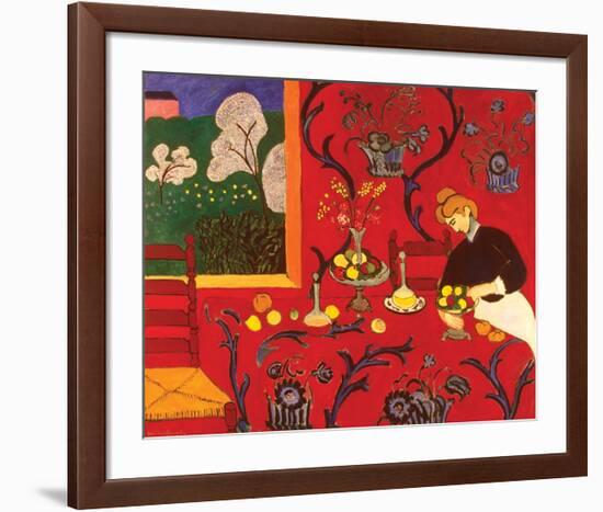 The Red Room-Henri Matisse-Framed Art Print