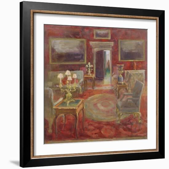 The Red Salon-Karen Armitage-Framed Giclee Print