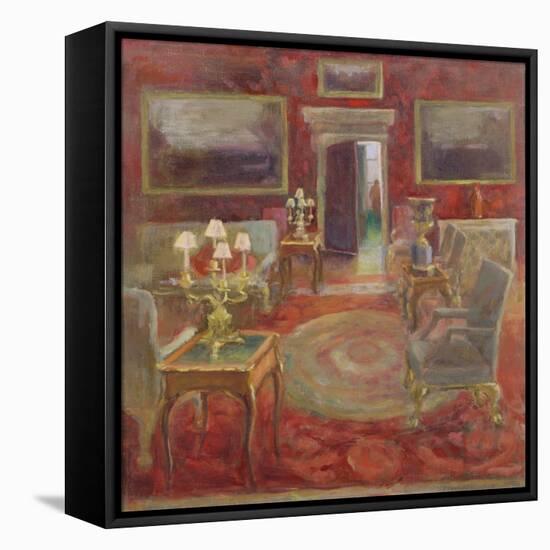 The Red Salon-Karen Armitage-Framed Premier Image Canvas