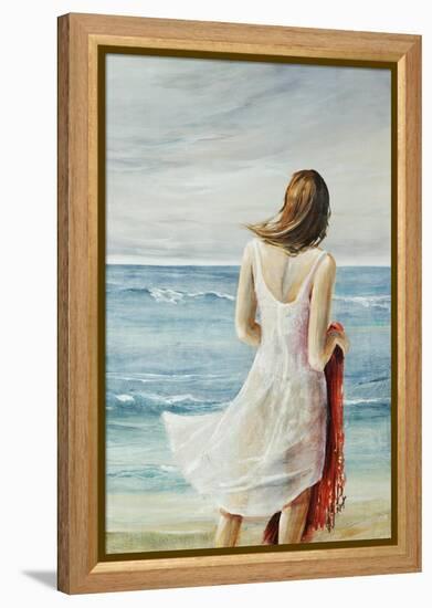 The Red Shawl-Farrell Douglass-Framed Premier Image Canvas