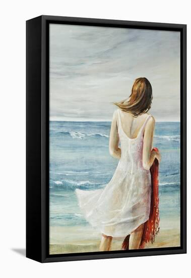 The Red Shawl-Farrell Douglass-Framed Premier Image Canvas