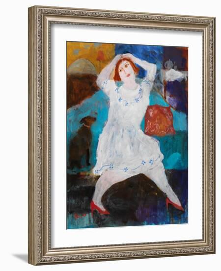 The Red Shoes, 2004-Susan Bower-Framed Giclee Print