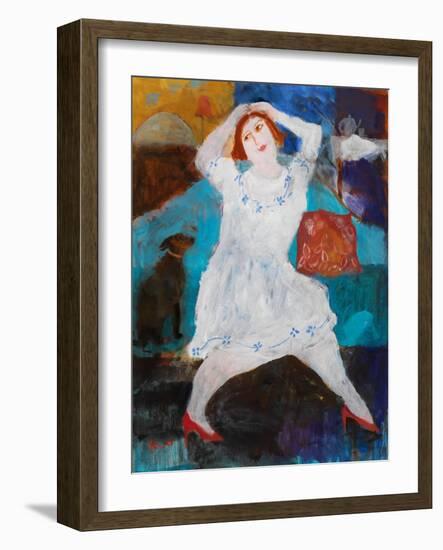 The Red Shoes, 2004-Susan Bower-Framed Giclee Print