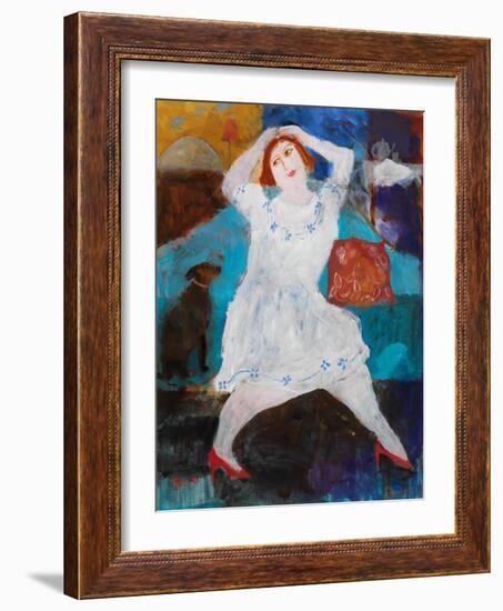 The Red Shoes, 2004-Susan Bower-Framed Giclee Print