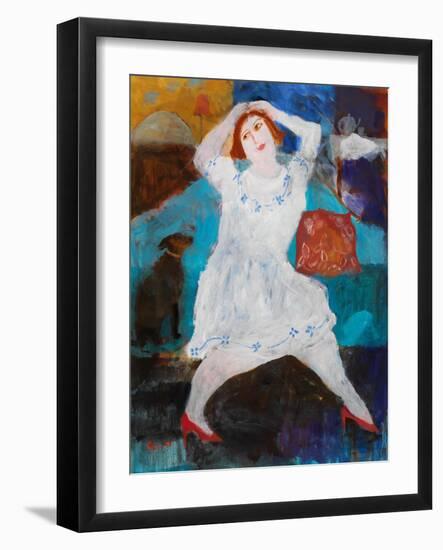 The Red Shoes, 2004-Susan Bower-Framed Giclee Print