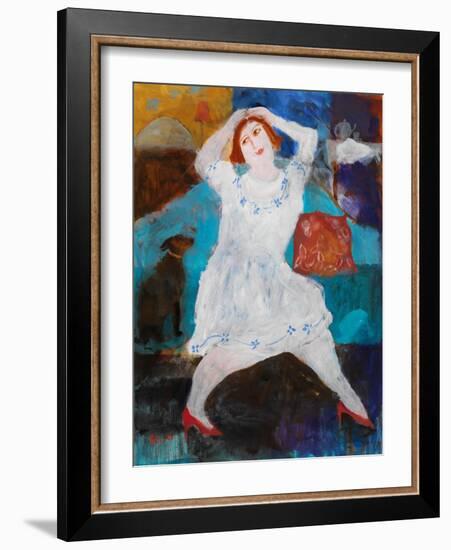 The Red Shoes, 2004-Susan Bower-Framed Giclee Print