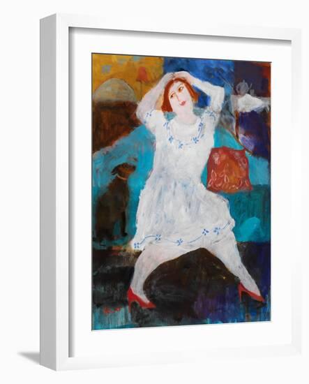 The Red Shoes, 2004-Susan Bower-Framed Giclee Print