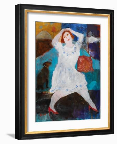 The Red Shoes, 2004-Susan Bower-Framed Giclee Print