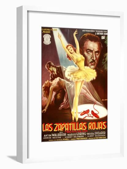 The Red Shoes, (aka Las Zapatillas Rojas), Moira Shearer, Anton Walbrook, 1948-null-Framed Art Print