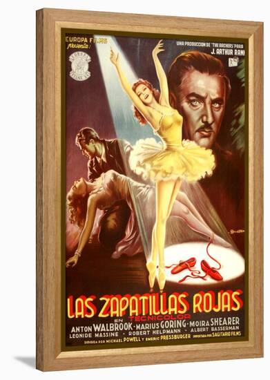 The Red Shoes, (aka Las Zapatillas Rojas), Moira Shearer, Anton Walbrook, 1948-null-Framed Stretched Canvas