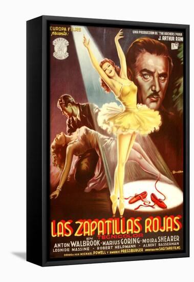 The Red Shoes, (aka Las Zapatillas Rojas), Moira Shearer, Anton Walbrook, 1948-null-Framed Stretched Canvas