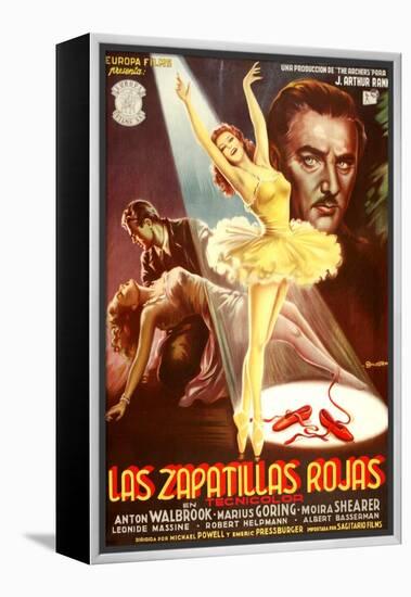 The Red Shoes, (aka Las Zapatillas Rojas), Moira Shearer, Anton Walbrook, 1948-null-Framed Stretched Canvas