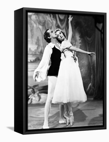 The Red Shoes, from Left: Robert Helpmann, Moira Shearer, 1948-null-Framed Stretched Canvas