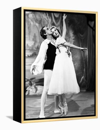 The Red Shoes, from Left: Robert Helpmann, Moira Shearer, 1948-null-Framed Stretched Canvas