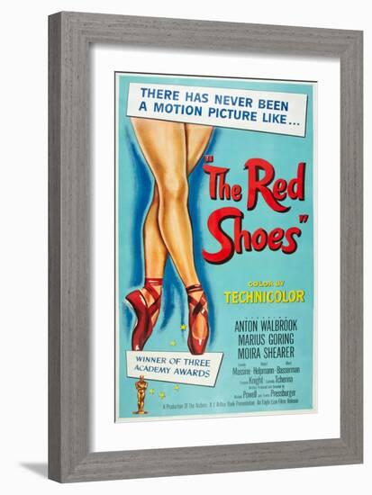 The Red Shoes-null-Framed Art Print