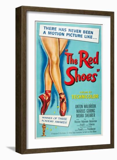 The Red Shoes-null-Framed Art Print