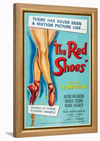 The Red Shoes-null-Framed Stretched Canvas