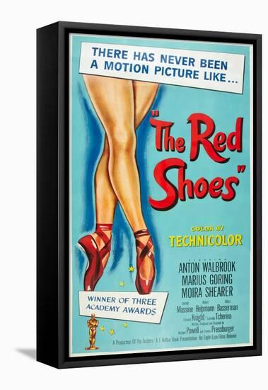 The Red Shoes-null-Framed Stretched Canvas