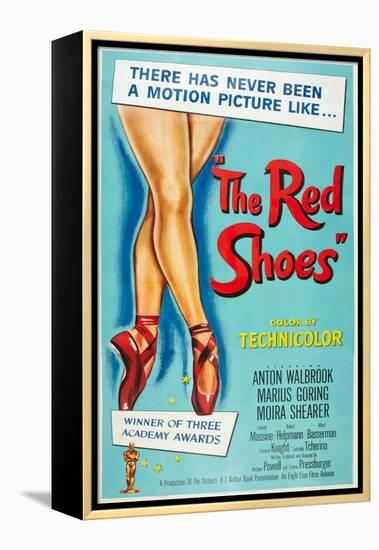 The Red Shoes-null-Framed Stretched Canvas