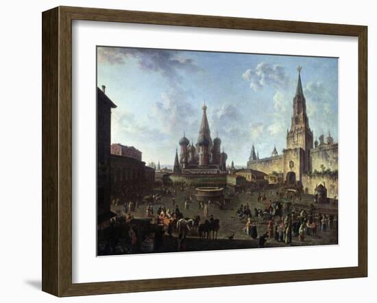 The Red Square in Moscow, 1801-Fyodor Yakovlevich Alexeev-Framed Giclee Print