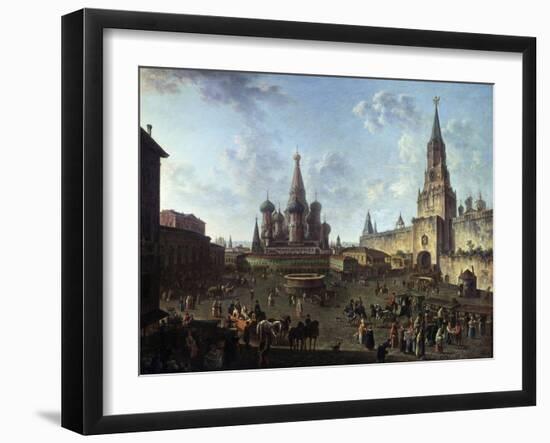 The Red Square in Moscow, 1801-Fyodor Yakovlevich Alexeev-Framed Giclee Print