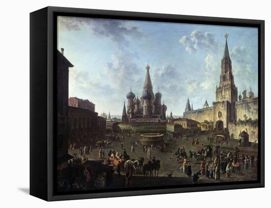 The Red Square in Moscow, 1801-Fyodor Yakovlevich Alexeev-Framed Premier Image Canvas