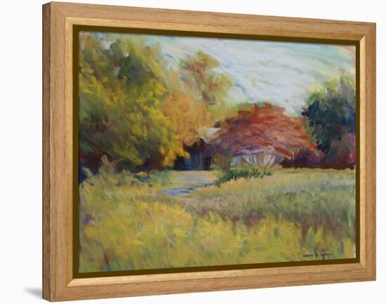 The Red Sumac-Linda O. Cohen-Framed Premier Image Canvas