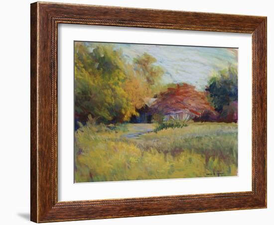 The Red Sumac-Linda O. Cohen-Framed Giclee Print