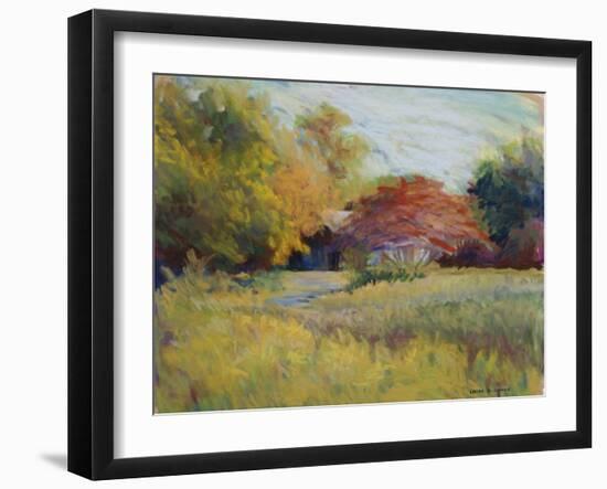 The Red Sumac-Linda O. Cohen-Framed Giclee Print